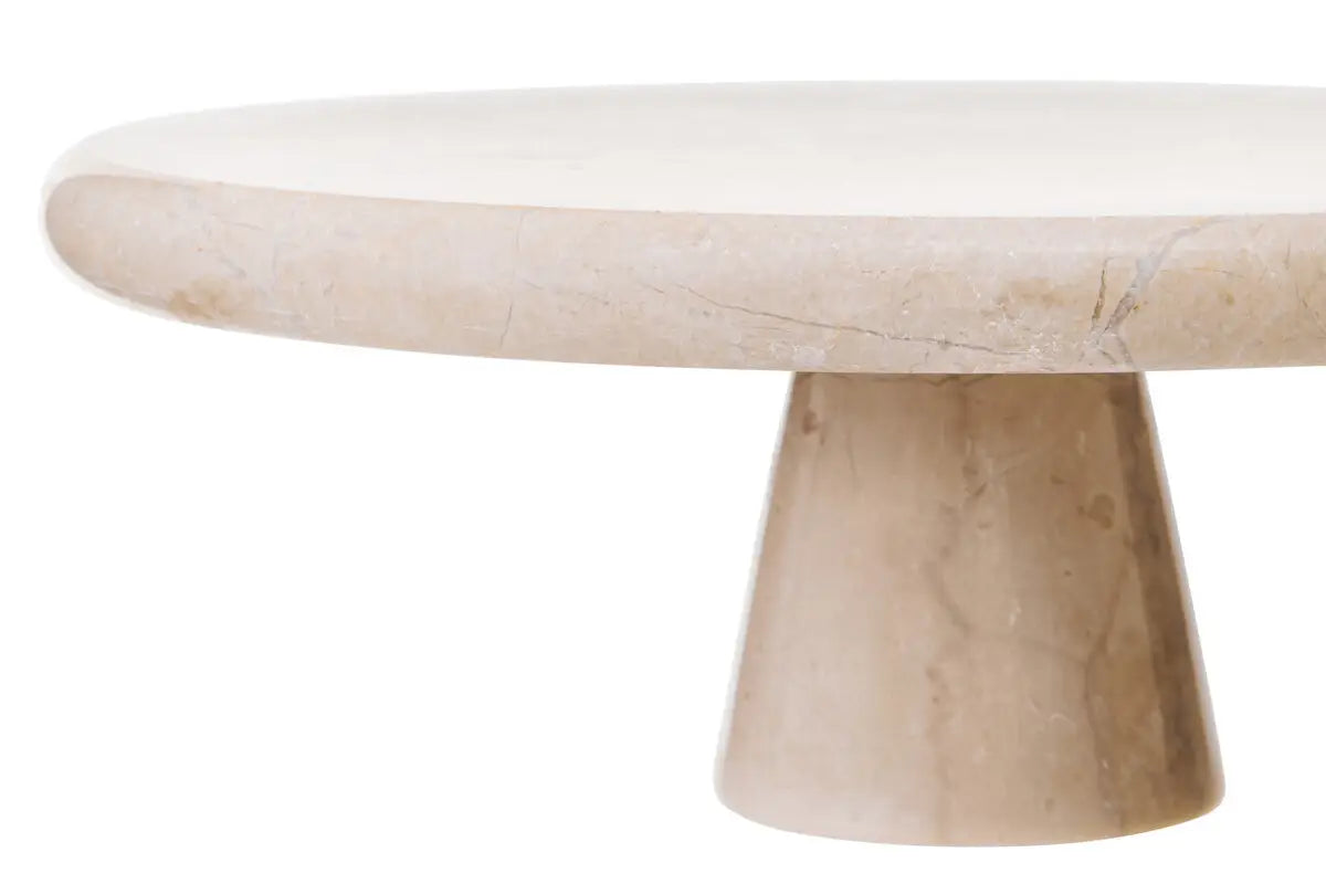 Enola Champagne Marble Cake Stand